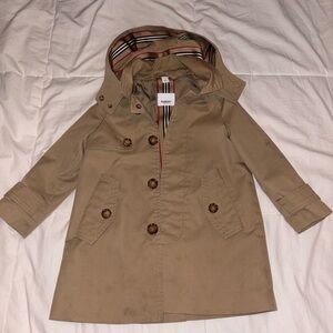 Kids Burberry Detachable Trench Coat
